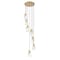 Z-Lite Aimie 7-Light Chandelier, 18 in W x 13 in H, Modern Gold 828P6-7R-MGLD - alternate 8