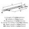 Amerock Bar Pulls Hollow 5-1/16 inch (128mm) Center-to-Center Stainless Steel Cabinet Pull, 10PK 10VMP37242SS - alternate 4