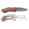 Performance Tool 2 pc. Hybrid Handle Knife Set, Tanto and Utility Blade, Pocket Clip, Tray W9373 - alternate 5