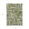 Homeroots 10' X 14' Green Gray And Ivory Geometric Washable Indoor Outdoor Area Rug 598267 - alternate 9