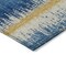 Homeroots 3' X 5' Navy Blue Gold And Ivory Striped Washable Indoor Outdoor Area Rug 598370 - alternate 7