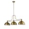 Z-Lite Melange 3 Light Chandelier, Heritage Brass & Heritage Brass 725-3HBR-D12HBR - alternate 11