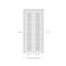 Sartodoors Sliding Closet Bi-fold Doors, Felicia 3312 Ginger Ash with Frosted Glass, Sturdy Tracks Moldings T FELICIA3312BF-GA-56 x 96 (2* 28x96) - alternate 5