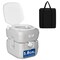 Serenelife 5.8 Gal Portable Camping Toilet For Adults, 100+ Flushes Porta Potty Camp Toilet with Detachable SLCATL360 - alternate 1