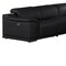 Homeroots Black Leather Modular U Shaped Ten Piece Corner Sectional With Console 643932 - alternate 6