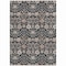 Homeroots 10' X 14' Black Brown And Beige Floral Washable Indoor Outdoor Area Rug 605418 - alternate 8