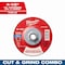 Milwaukee Tool Cut-Off & Grinding Wheel, 4 1/2" dia. 49-94-0907 - alternate 1