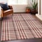 Homeroots 3' X 5' Red Black And Ivory Plaid Washable Indoor Outdoor Area Rug 601512 - alternate 9
