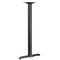 Flash Furniture Restaurant Table T-Base with 3" Dia. Bar, 22 in W, 5 in L, 40.5 in H, Cast Iron, Iron, Black XU-T0522-BAR-GG - alternate 1