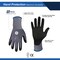General Electric Unisex Dipped Gloves Black/Gray M 1 pair GG217MC - alternate 4