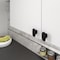 Richelieu 1 23/32-inch (44 mm) x 29/32-inch (23 mm) Matte Black Contemporary Cabinet Knob BP734544900 - alternate 6