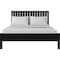 Homeroots Three Piece Black Solid Wood Bedroom Set 523669 - alternate 10