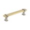 Amerock Overton 5-1/16 in 128 mm Center-to-Center Brushed Gold/Satin Nickel Cabinet Pull BP36682BGLG10 - alternate 1