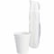 Dart Disposable Cup, Hot/Cold, Foam, 8 oz, White, PK1000 8J8 - alternate 1