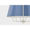 Hudson Valley Lighting Cambridge 6 Light Chandelier in Polished Nickel/Soft French Blue by Mark D. Sikes MDS121-PN/FBL - alternate 7