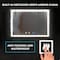 Fab Glass And Mirror LED Mirror 36x72inches, Led Bathroom Mirror with Lights Front and Backlit Anti-Fog Memory Brig HC36X72 - alternate 8