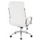 Office Star Products FL Series Executive Faux Leather High Back Chair, White FL90071C-u11 - alternate 5