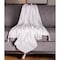 Homeroots 60" X 50" White Woven Cotton Throw Blanket 548944 - alternate 6