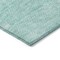 Homeroots 5' X 8' Teal Blue Aqua And Ivory Striped Washable Indoor Outdoor Area Rug 581678 - alternate 9
