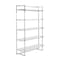 Homeroots 69" White Steel Five Tier Bookcase 544282 - alternate 5