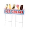 Signmission Ice Cream 2 Yard Sign & Stake outdoor plastic coroplast window, C-DC-2436-Ice Cream 2 C-DC-2436-Ice Cream 2 - alternate 1