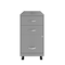 Space Solutions 14.25 in W 3 Drawer Mobile Vertical File Cabinet, Arctic Silver 24429 - alternate 14