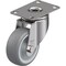 Blickle Swivel Plate Caster, TPR, 3-1/8", 220 lb. LKPXA-TPA 80G-12 - alternate 1