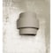 Luxury Lighting Fasciato 10 in Tall Ceramic Outdoor Wall Light, Cottonwood Paint Finish, 2PK (2) 128-00-CW-ud-7 - alternate 3