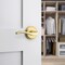 Kwikset Sedona Transitional Satin Brass Passage Lever Right or Left Handed 97201-002 - alternate 4