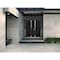 Vdomdoors Steel Double Doors Cynex 6777 Black 2 Sidelight Exterior Windows Stainless Inserts Single Modern Pa CYNEX6777DEXD-BLK-RH-I-W12+72+12 x H80 - alternate 7