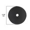 Danco 3 in. Matte Black Round Plastic Overflow Plate 12356 - alternate 6