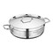 Korkmaz Alfa 2 Piece 7 Liter Stainless Steel Low Casserole Dish with Lid A1030 - alternate 1
