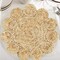 Homeroots 15" Set of Two Natural Braided Jute Scalloped Placemats 534178 - alternate 8