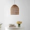 Jonathan Y Koda 13 in. 1-Light Farmhouse Coastal Bohemian Rattan 180 in. Cord Plug-In or Hardwired LED Pendant,  JYL1401A - alternate 17