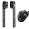 Sartodoors Sturdy Barn Door with Hardware, Planum 0010 Black Matte, 6.6FT Rail Hangers Heavy Set, Modern Solid PLANUM0010BD-B-BLK-2896 - alternate 7
