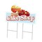 Signmission Cake Shop Die Cut Yard Sign & Stake outdoor plastic coroplast window, C-DC-2436-Cake Shop19 C-DC-2436-Cake Shop19 - alternate 1