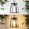 Jonathan Y Glendale 6.75" 1-Light Farmhouse Industrial Iron/Glass Outdoor LED Pendant, Black/Clear JYL2402A - alternate 10