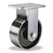 Hamilton Plte Caster, Rgd, Forged Stel, 8 in, 6000 lb R-SEC-83FSB - alternate 1