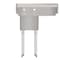 Koolmore 1 Compartment Stainless Steel NSF Commercial Kitchen Prep & Utility Sink with Drainboard SA151512-15L3 - alternate 7
