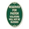 Signmission Reserved for Pastor Violators Will Not Be Ble, 12 In X 18 In Architectural, Heavy Gauge Aluminum A-OV-G-1218-23191 - alternate 1