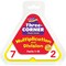 Trend Enterprises Multiplication and Division Three-Corner® Flash Cards T1671 - alternate 1