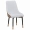 Leisuremod Allure Tufted PU Leather Side Dining Chair, Gold Accent Base AC52WBL - alternate 1