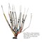 Compucableplususa 5FT DB9 Female to Bare Wire RS232 Pigtail - 28AWG Shielded Metal Armored Open End Cable DBC-9FWA-05 - alternate 5