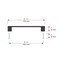 Richelieu Kent Collection 6 5/16-inch (160 mm) Matte Black Modern Rectangular Cabinet Pull BP7470160900 - alternate 13