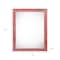Homeroots 24" x 30" Red Solid Wood Hanging Picture Frame 386550 - alternate 4
