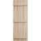 Ekena Millwork Rustic Three Board Joined Board-n-Batten Riverwood Faux Wood Shutters, 16 1/2W x 68H, PR SHUBJS16X68RWPR - alternate 18