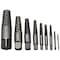 Drill America No 1-9 Carbon Steel Spiral Flute Screw Extractor Set DEWEZS1-9 - alternate 1