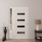 Vdomdoors Front Exterior Prehung Metal-Plastic Door, Manux 8113 White Silk, Side Sidelite Transom, Office Com MANUX8113EXD-WS-W36+16xH80-RH - alternate 4