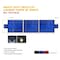 Mytee Products Flatbed Trucking Tarp Heavy Duty 18oz 3 Pc Lumber Tarp (8 ft Drop) - Blue 3PCLT-BLUE - alternate 8