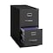 Hirsh 15 in W 2 Drawer Vertical File Cabinet, Charcoal, Letter 24065 - alternate 5